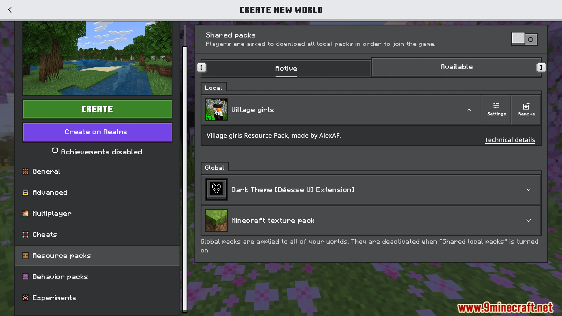 Village Girls TP Texture Pack (26.x, 1.21) – Female Villager Models And Industrial Guns — screenshot 1
