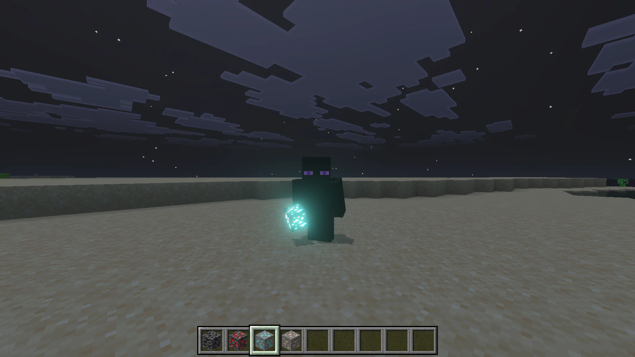 Glowing Ores Texture Pack (26.x, 1.21) – MCPE/Bedrock — screenshot 2
