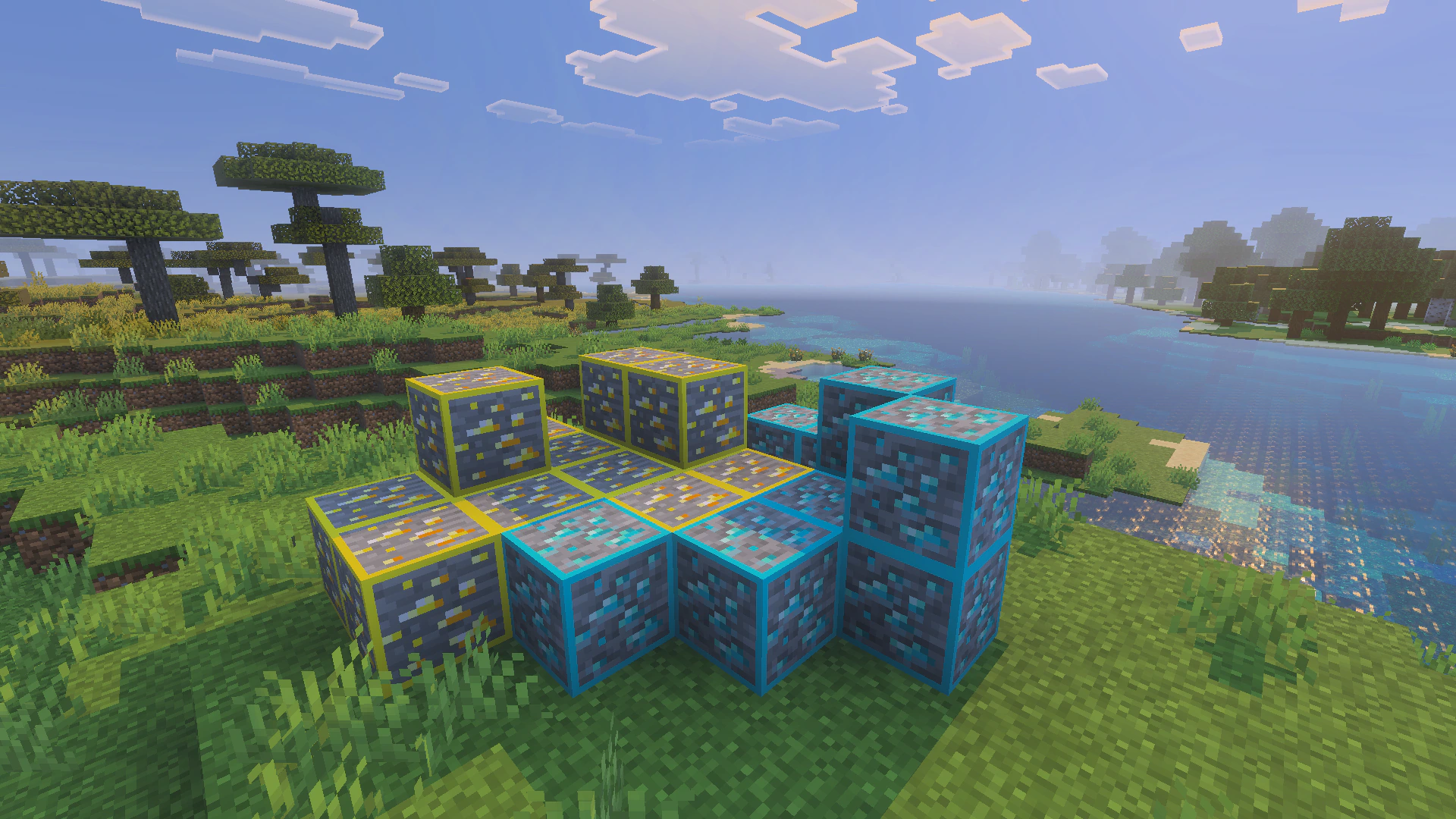 Visible Og Ores Plus Texture Pack (1.21, 1.20) – MCPE/Bedrock — screenshot 3