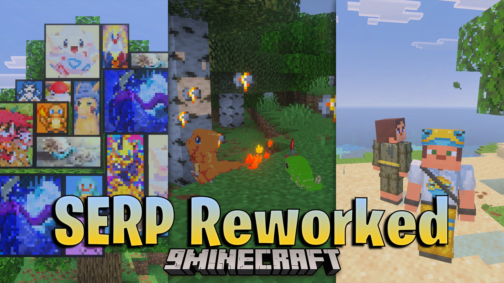 SERP Reworked Texture Pack (26.x) – Fresh Visuals For The SERP Pokedrock Addon