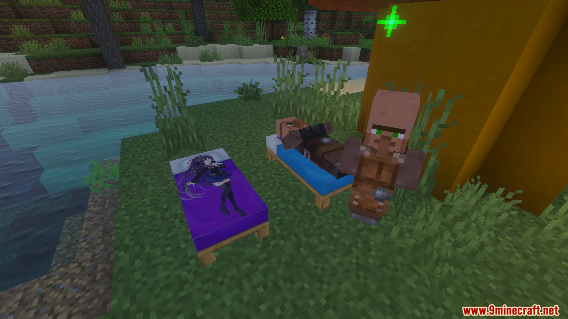 Onichans In My Bed Texture Pack (26.x, 1.21) – Custom Anime Girl Bed Textures — screenshot 8