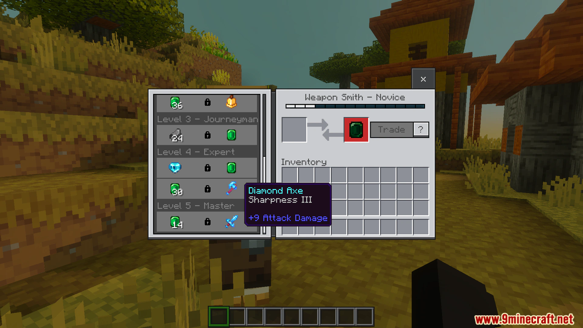 Villager Trades Preview Unlocker Texture Pack (26.x, 1.21) – Reveal Locked Villager Trades — screenshot 2
