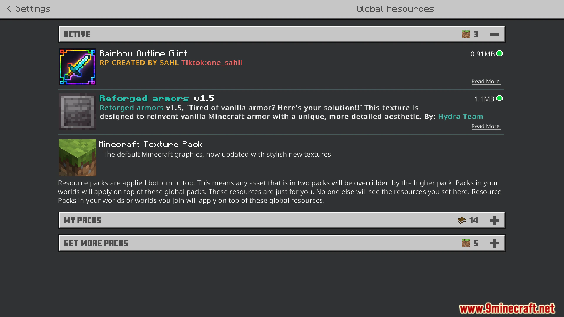 Rainbow Outline Glint Texture Pack (26.x, 1.21) – Colorful Rainbow Enchantment Outlines — screenshot 1