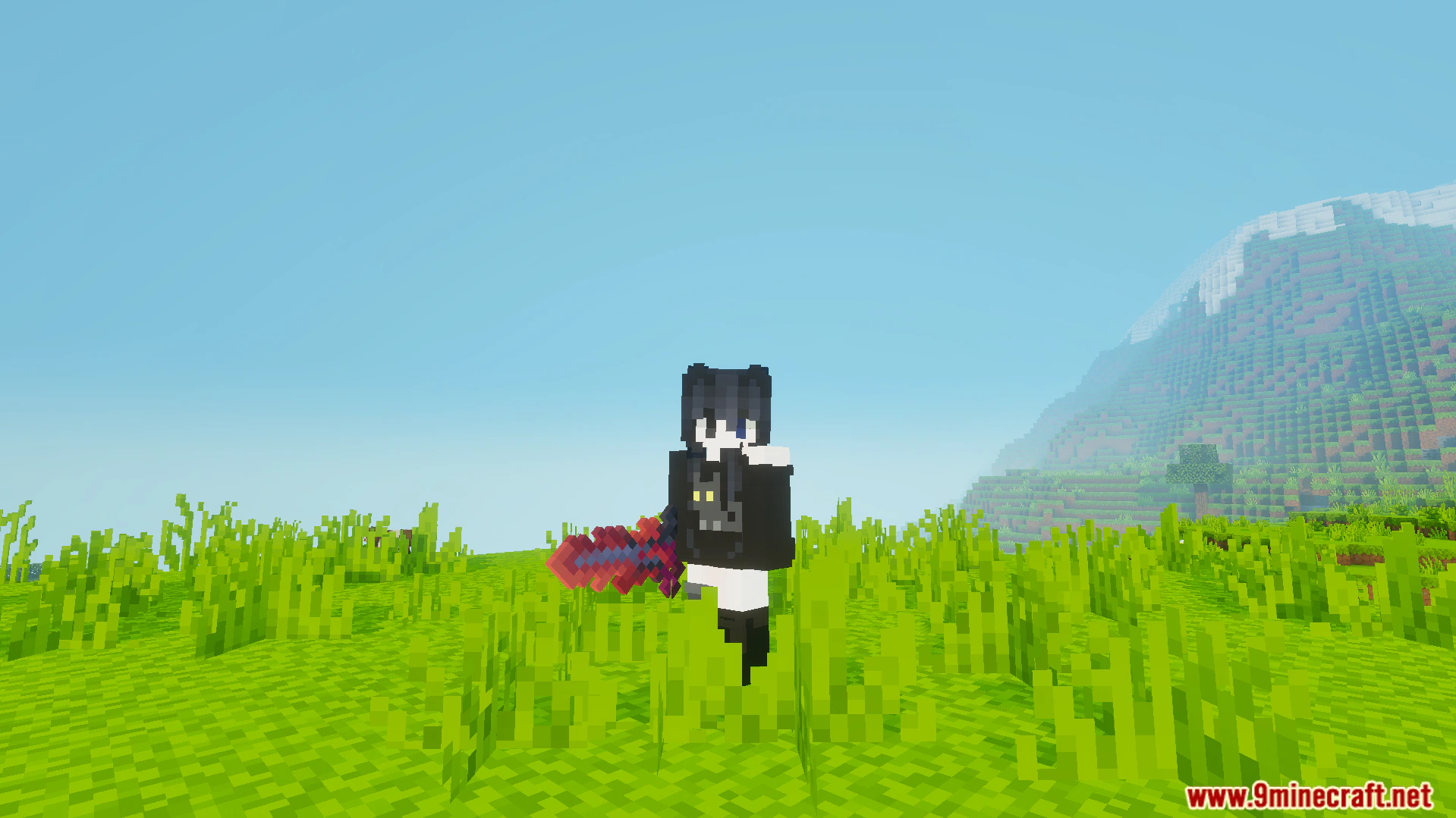 Cviko Fire Sea Tools Texture Pack (26.x, 1.21) – Wield Colorful Custom Weapons And Spears — screenshot 1
