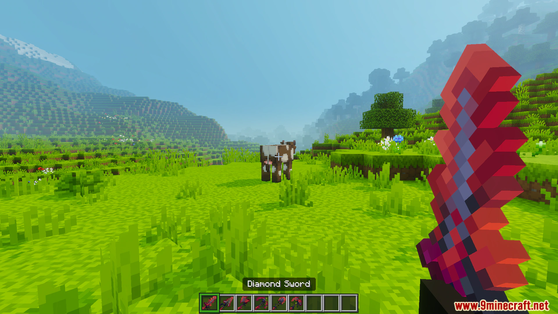 Cviko Fire Sea Tools Texture Pack (26.x, 1.21) – Wield Colorful Custom Weapons And Spears — screenshot 8