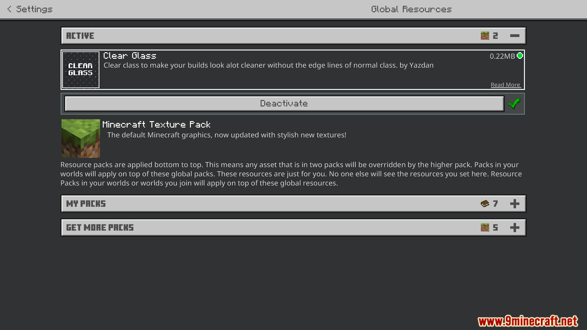 Clear Glass Texture Pack (26.x, 1.21) – Perfectly Clear Windows Without Borders — screenshot 1