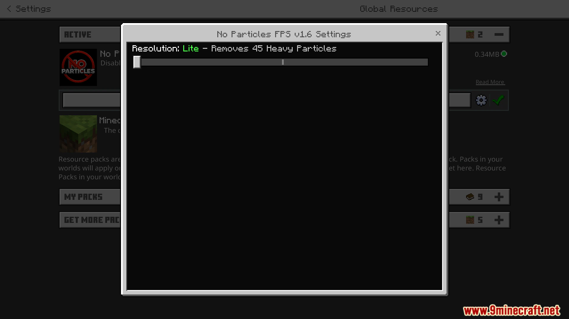 No Particles FPS Texture Pack (26.x, 1.21) – Delete Visual Particles For Faster Gameplay — screenshot 2
