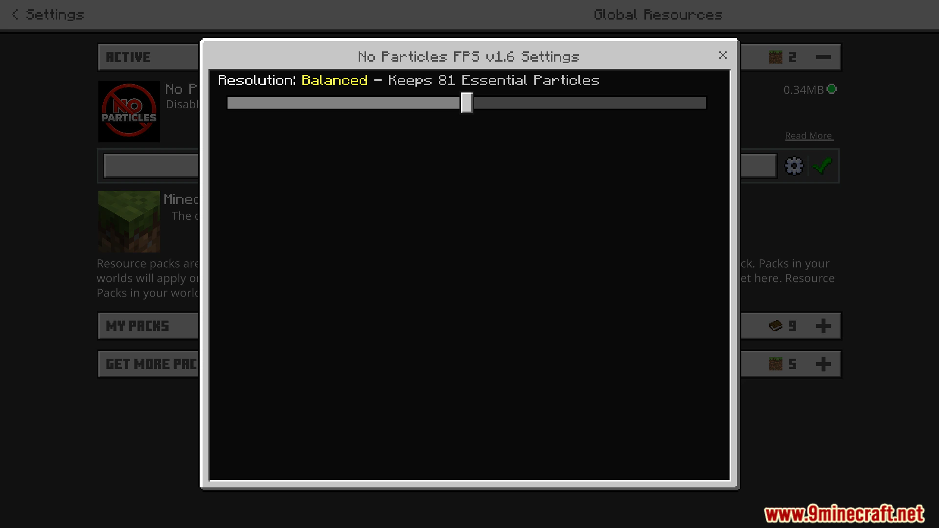 No Particles FPS Texture Pack (26.x, 1.21) – Delete Visual Particles For Faster Gameplay — screenshot 3