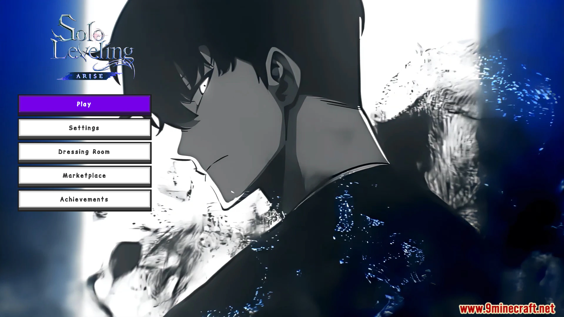 Solo Levelling Animated UI Texture Pack (26.x, 1.21) – Purple Anime Menu Interface — screenshot 2