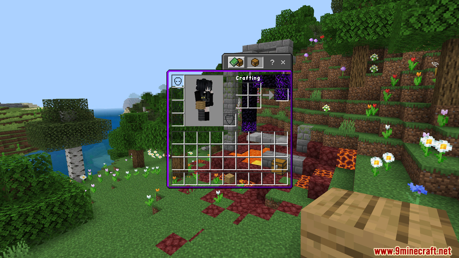 Solo Levelling Animated UI Texture Pack (26.x, 1.21) – Purple Anime Menu Interface — screenshot 7