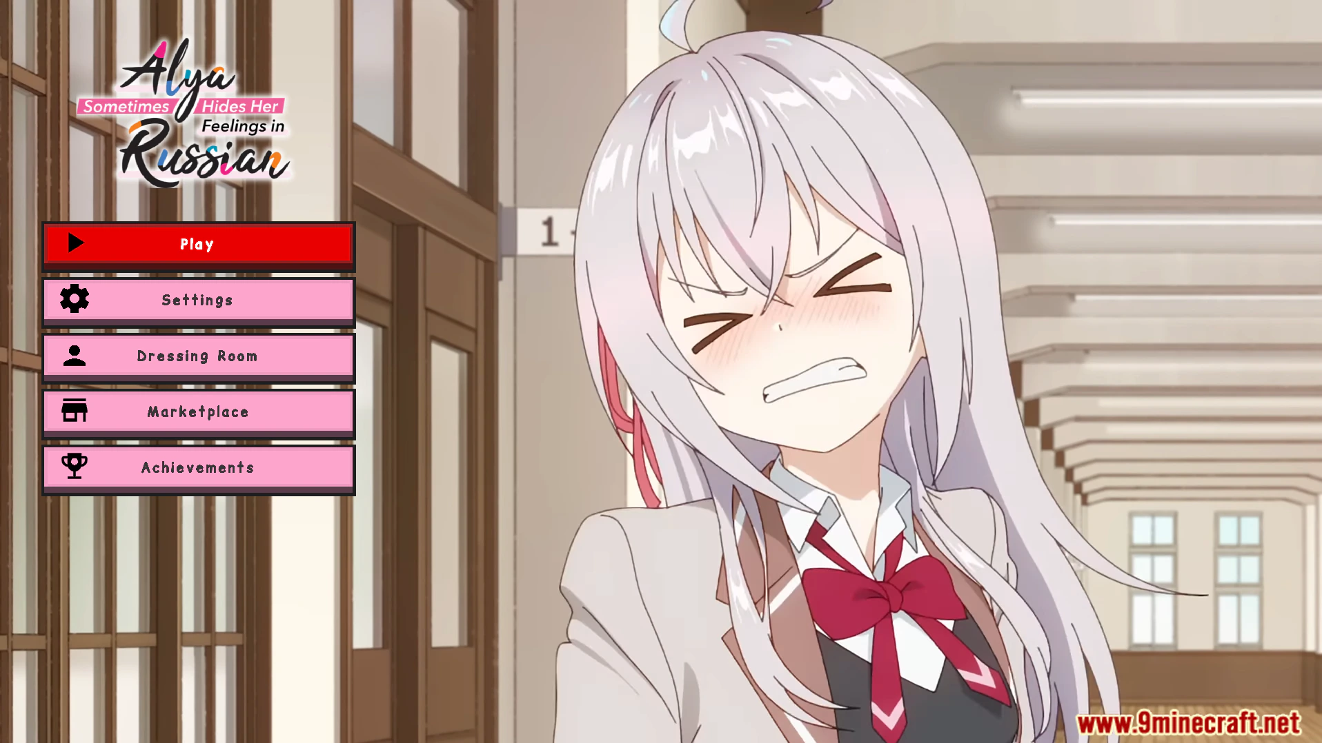 Alya UI Texture Pack (26.x, 1.21) – Bright Pink Anime Theme With Transparent UI — screenshot 4
