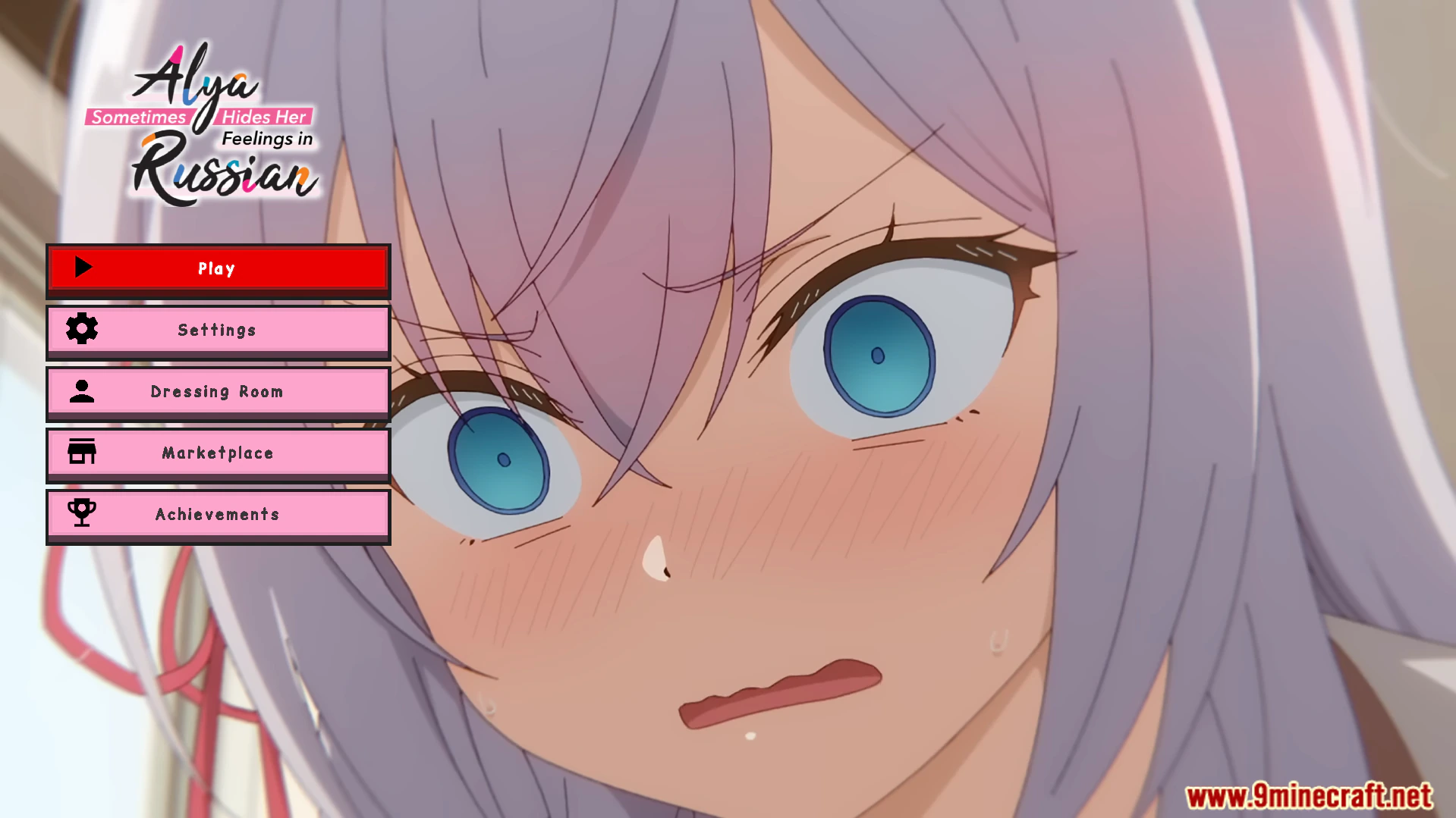 Alya UI Texture Pack (26.x, 1.21) – Bright Pink Anime Theme With Transparent UI — screenshot 5