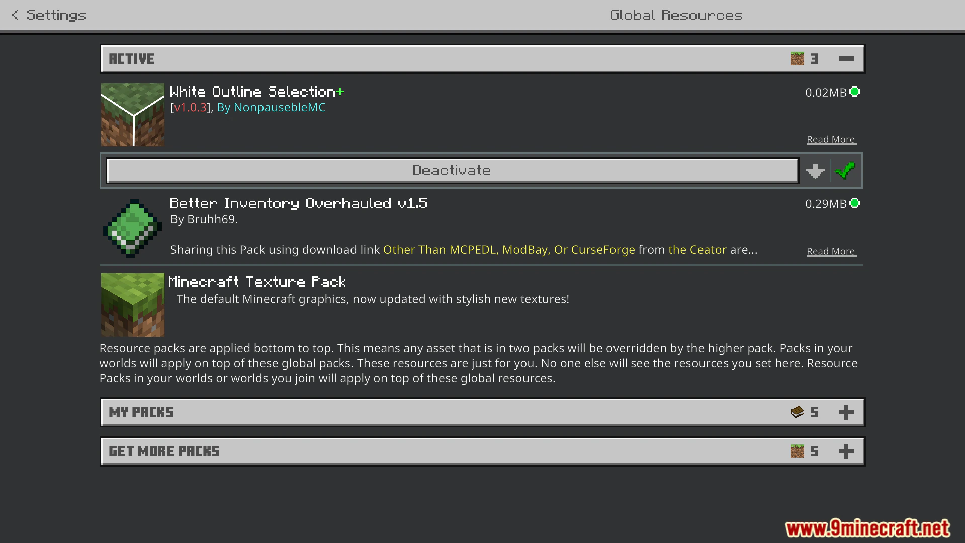 White Outline Selection Plus Texture Pack (26.x, 1.21) – Bright White Selection — screenshot 1