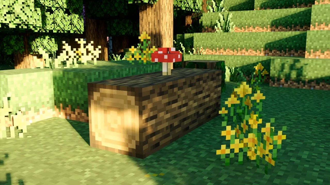 Overgrown (26.x, 1.21) – A Nature Overhaul Texture Pack – MCPE/Bedrock — screenshot 6