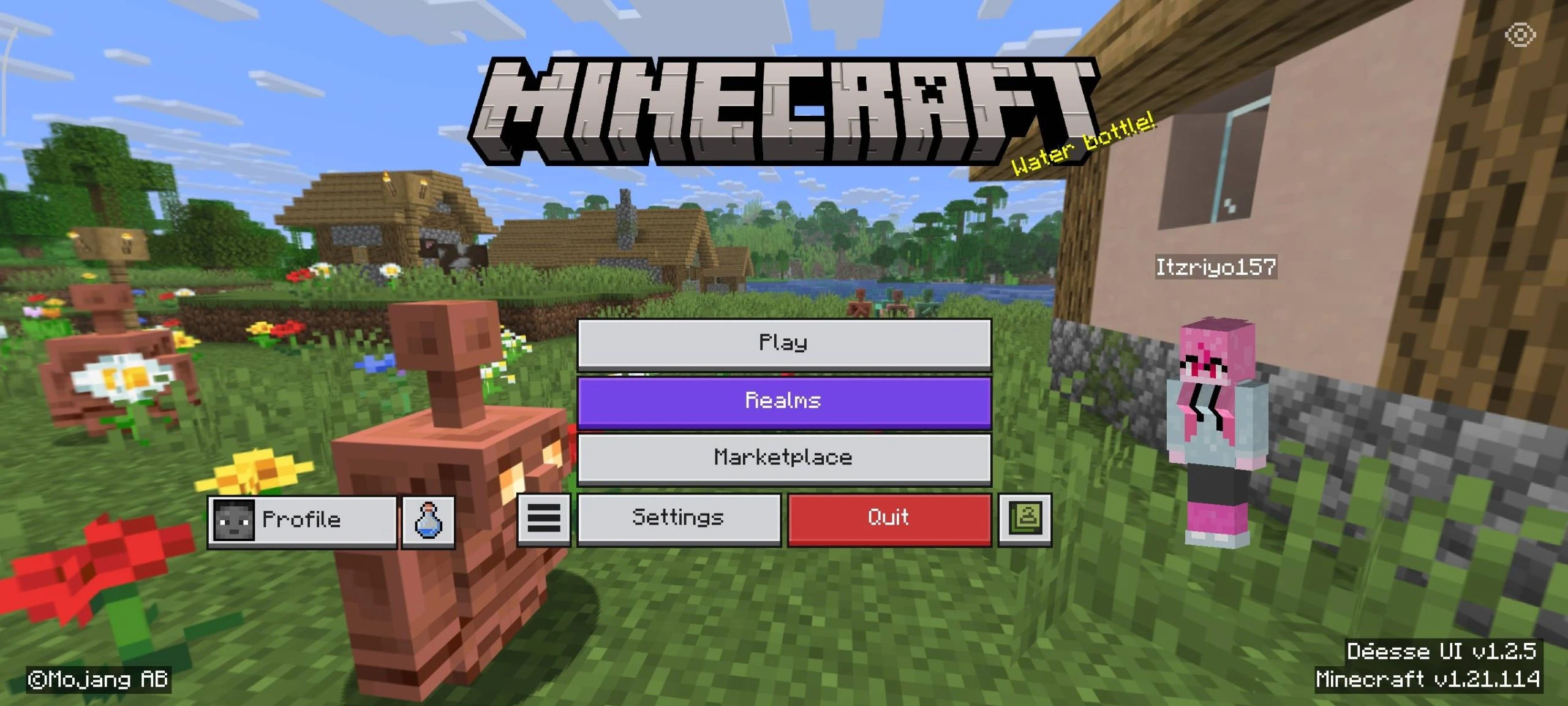 Deesse UI Pack (26.x, 1.21) – MCPE/Bedrock — screenshot 1
