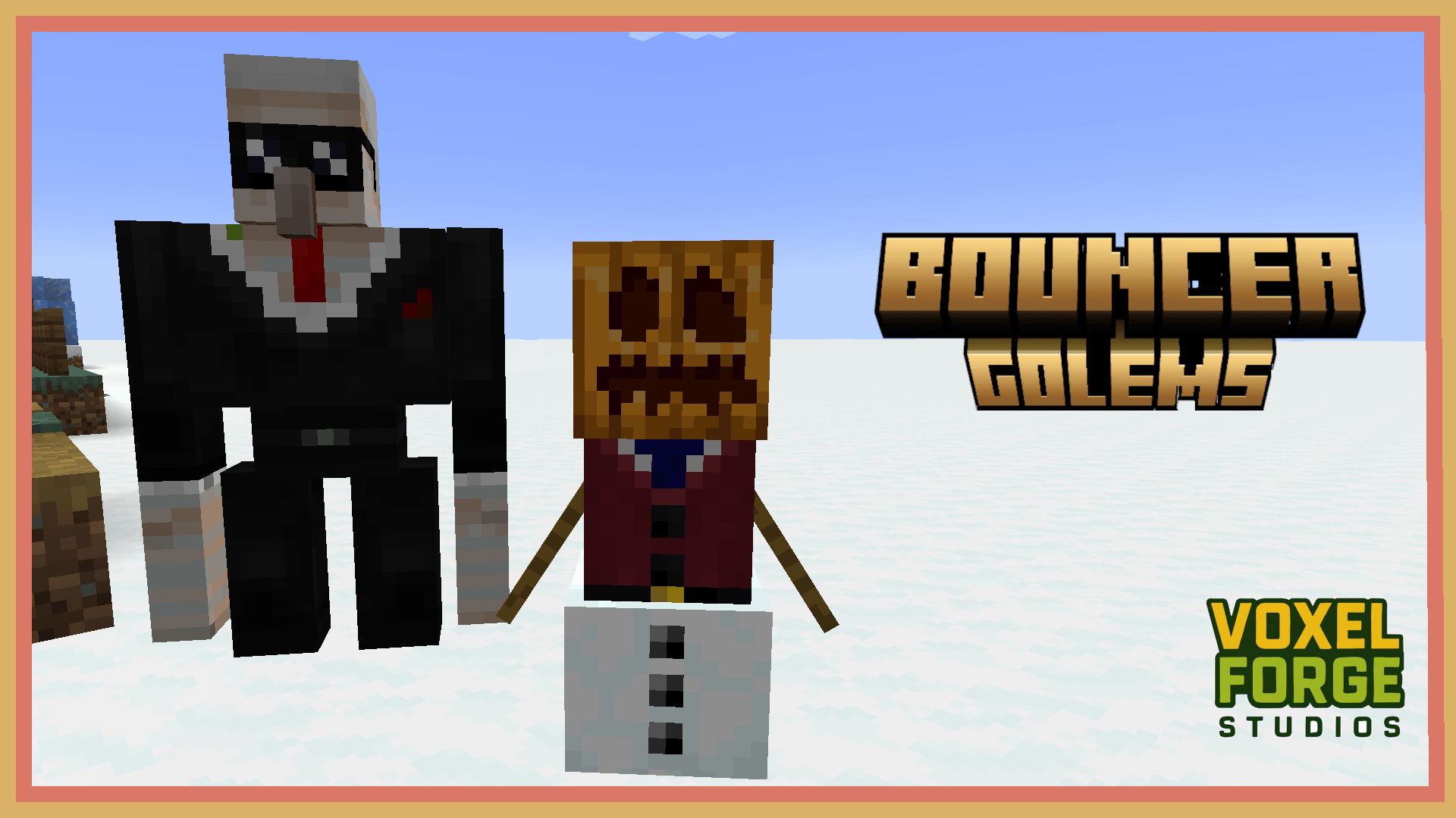 Bouncer Golems Texture Pack (26.x, 1.21) – MCPE/Bedrock — screenshot 1