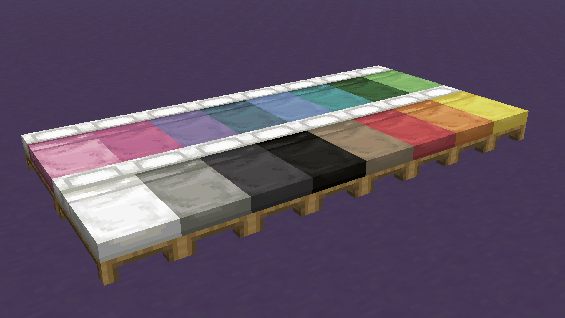 Pastel Beds Texture Pack (26.x, 1.21) – MCPE/Bedrock — screenshot 1