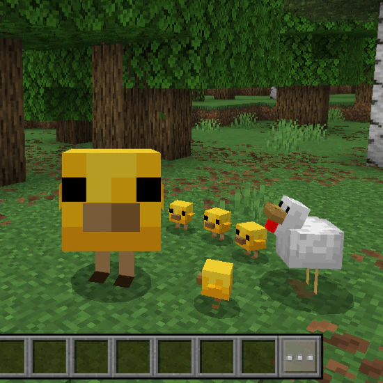 Papa Chicken Texture Pack (26.x, 1.21) – MCPE/Bedrock — screenshot 2