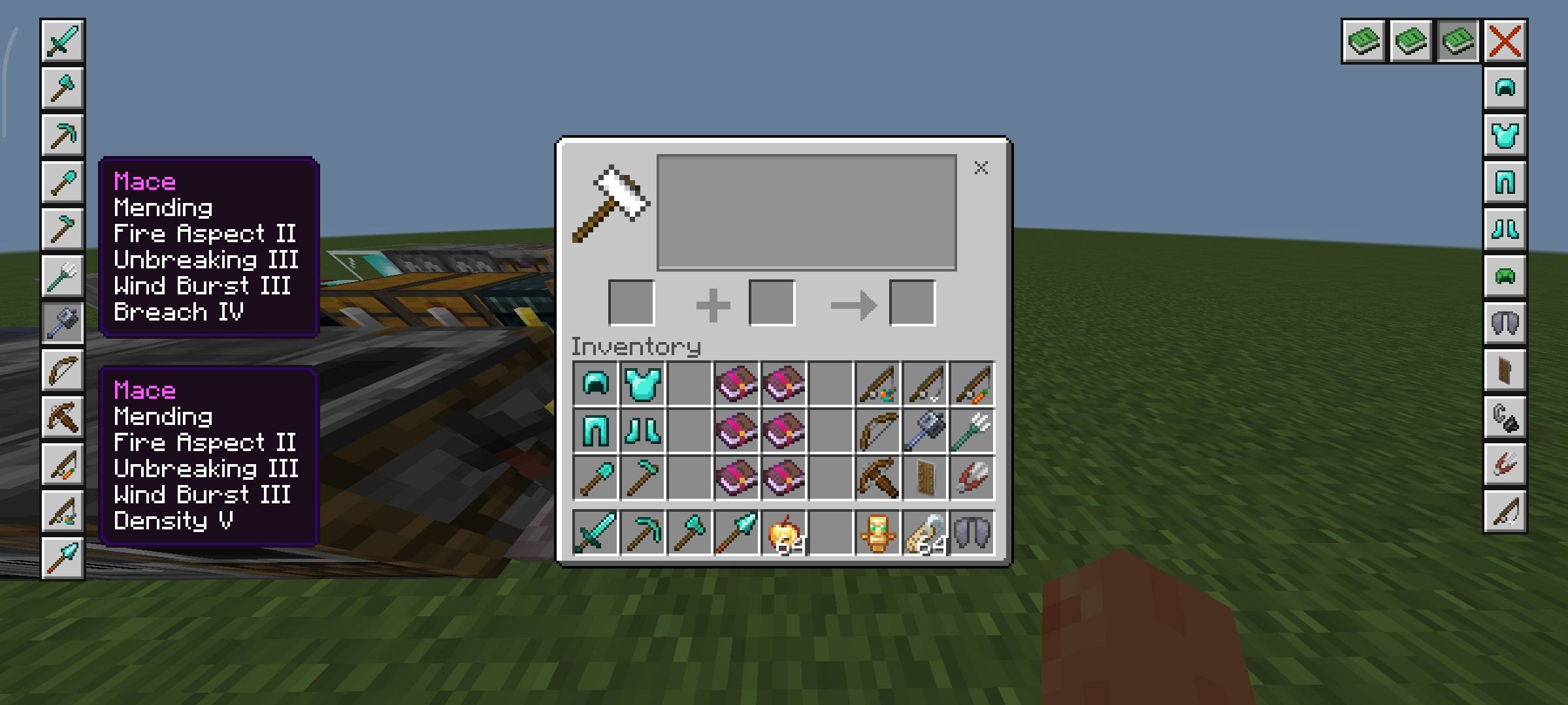 Anvil Guide Texture Pack (26.x, 1.21) – MCPE/Bedrock — screenshot 3