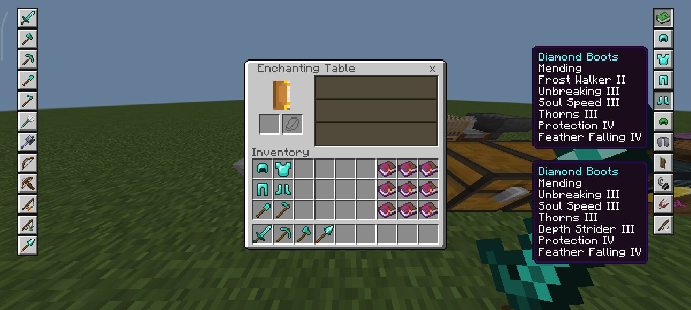 Enchanting Table Guide Texture Pack (26.x, 1.21) – MCPE/Bedrock — screenshot 2