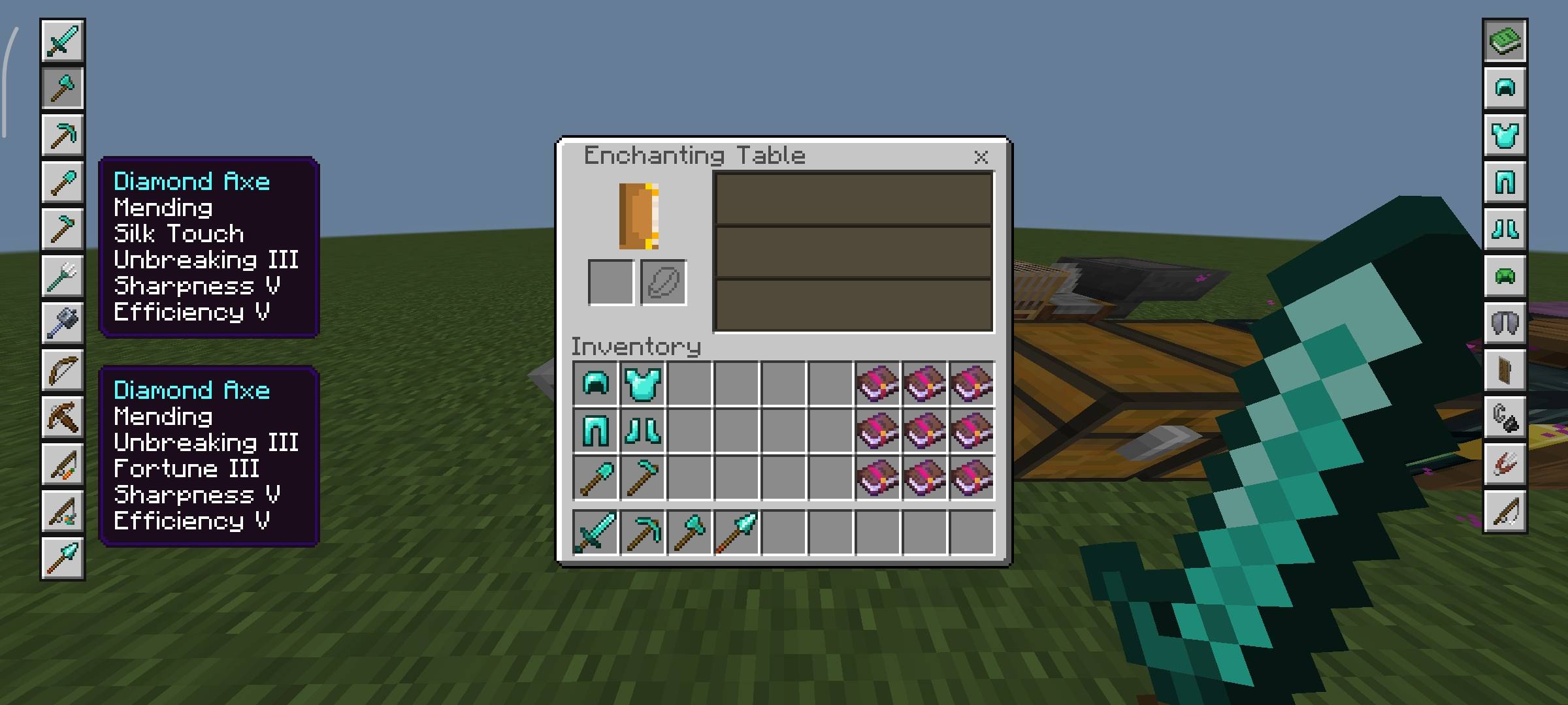 Enchanting Table Guide Texture Pack (26.x, 1.21) – MCPE/Bedrock — screenshot 4