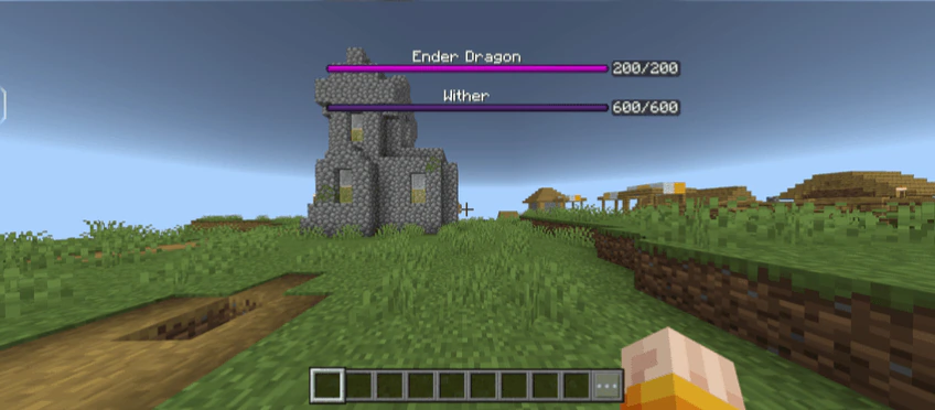 Boss Health Indicator Texture Pack (26.x, 1.21) – MCPE/Bedrock — screenshot 1