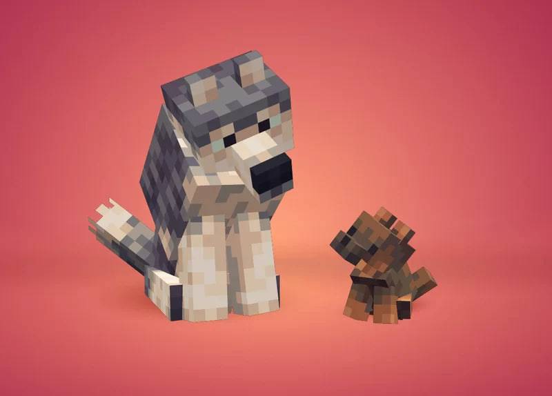 Acidul's Wolves Texture Pack (26.x, 1.21) – MCPE/Bedrock — screenshot 2
