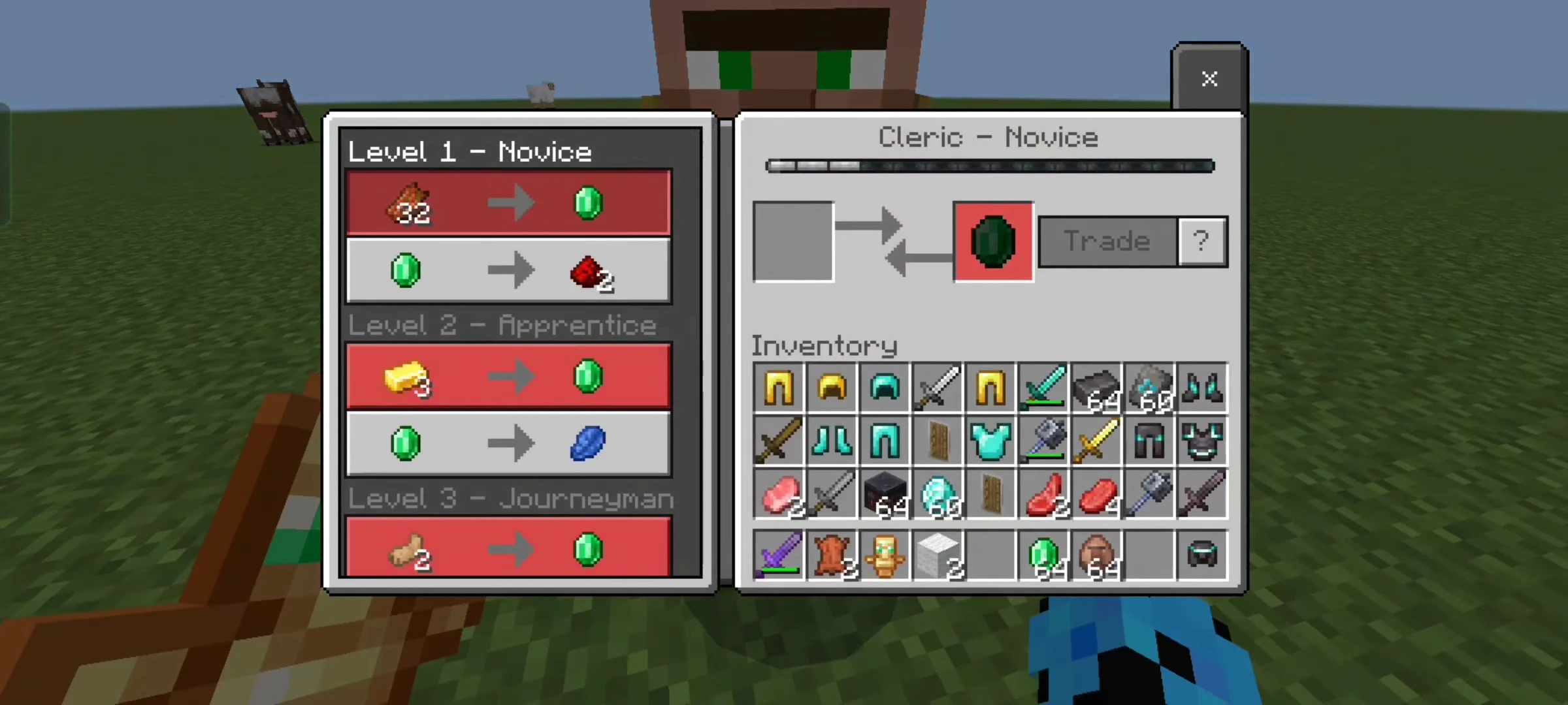 Villagers Trade Unlocker Pack (26.x, 1.21) – MCPE/Bedrock — screenshot 2