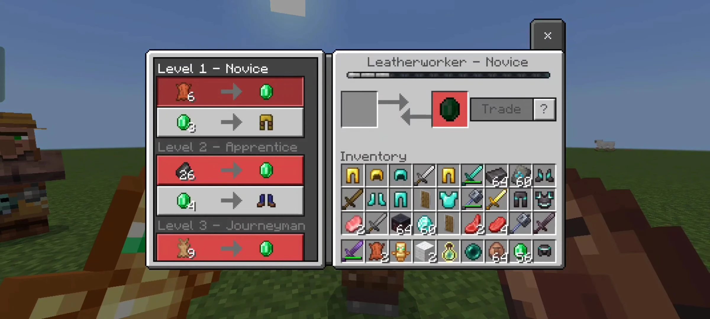 Villagers Trade Unlocker Pack (26.x, 1.21) – MCPE/Bedrock — screenshot 4