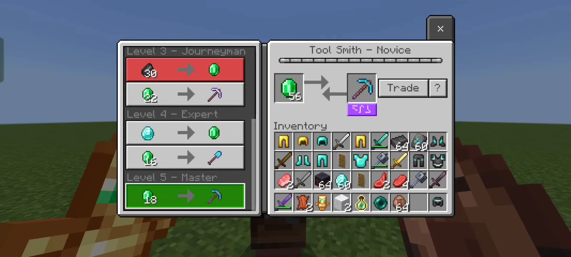 Villagers Trade Unlocker Pack (26.x, 1.21) – MCPE/Bedrock — screenshot 5