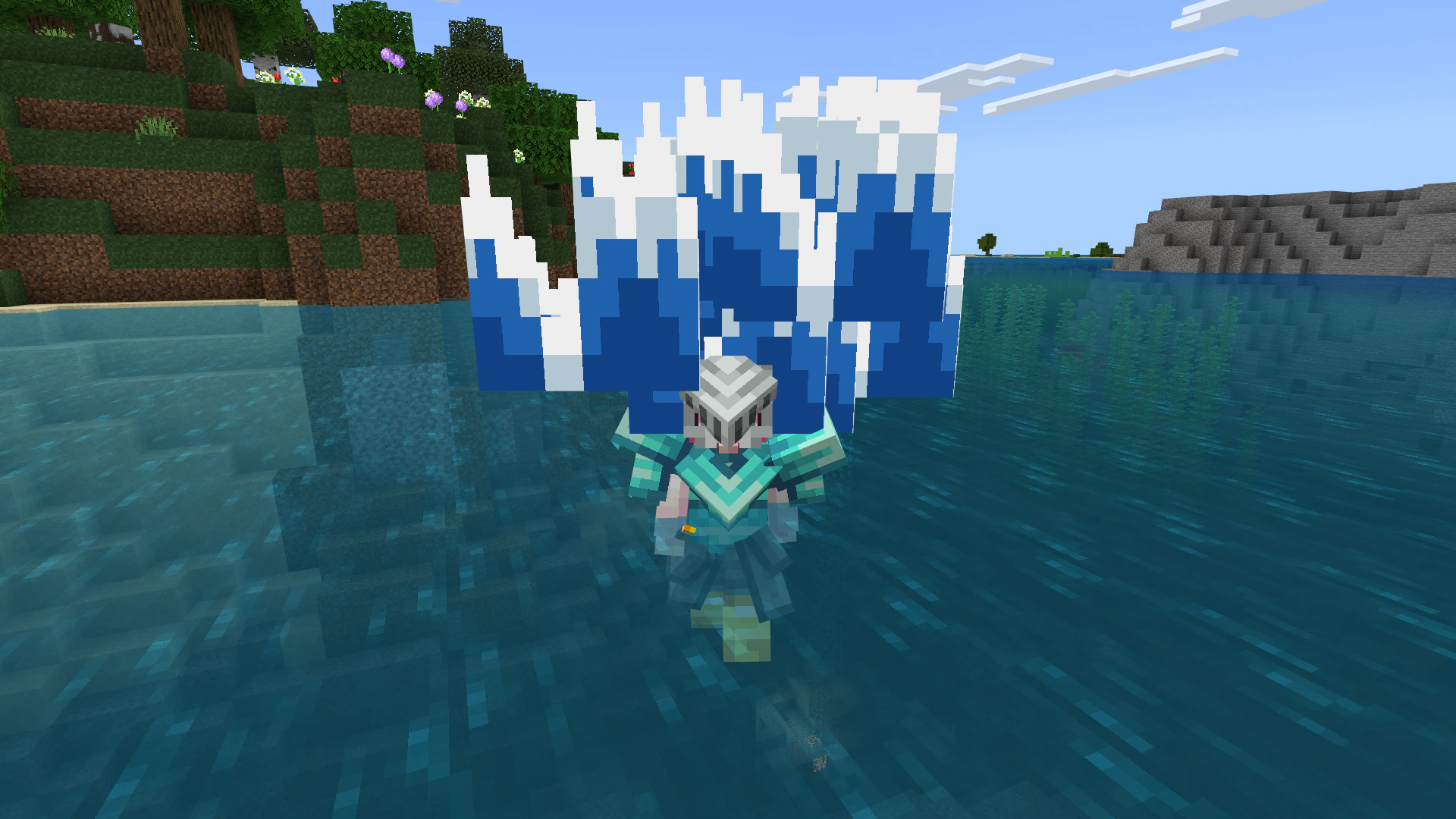 Water Splash Animation Texture Pack (26.x, 1.21) – MCPE/Bedrock — screenshot 1