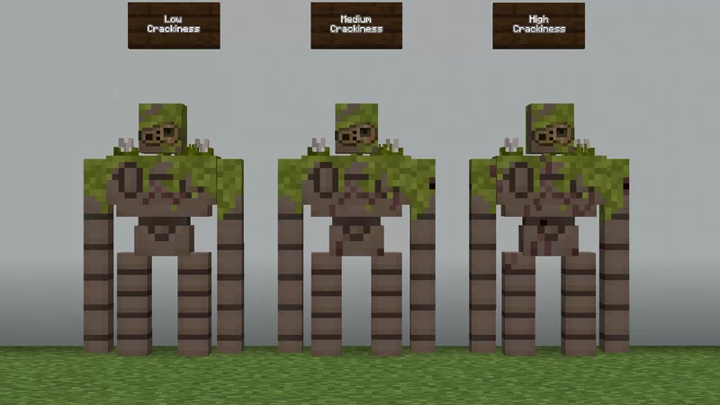 Castle in the Sky Guardian Iron Golems Texture Pack (26.x, 1.21) – MCPE/Bedrock — screenshot 1