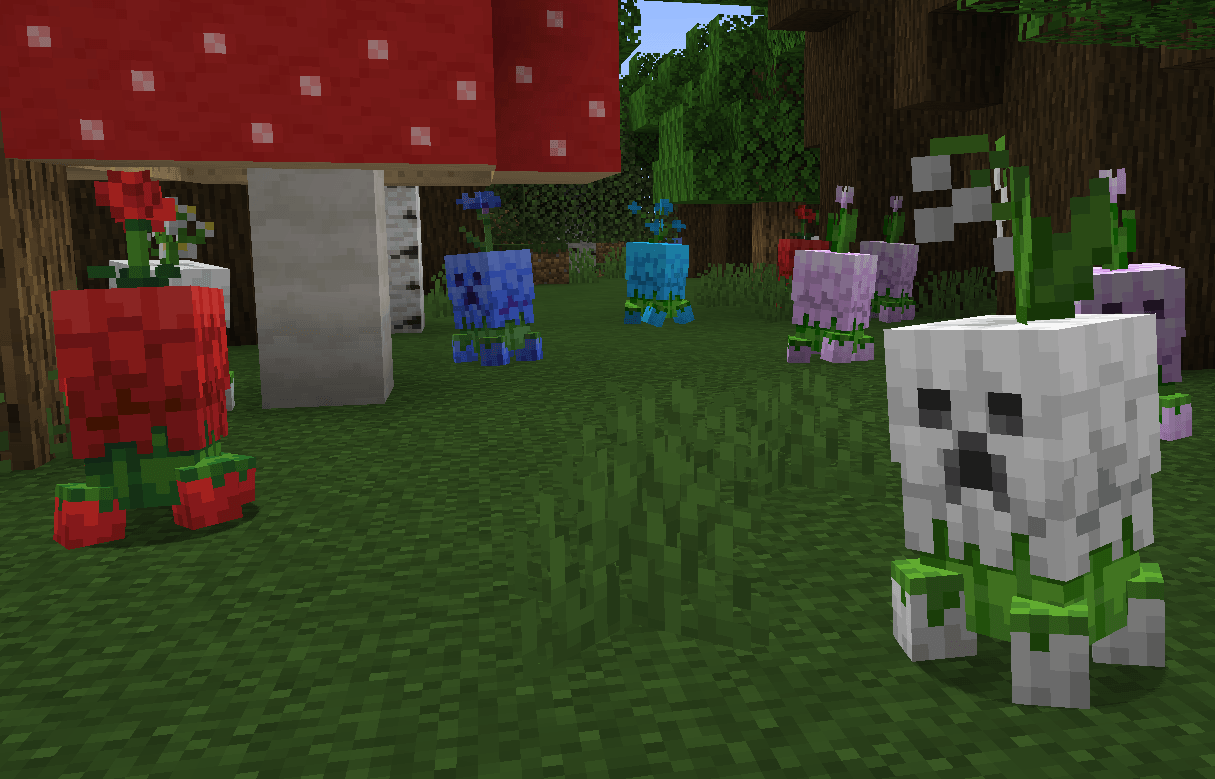 Floral Creepers Texture Pack (26.x, 1.21) – MCPE/Bedrock — screenshot 2