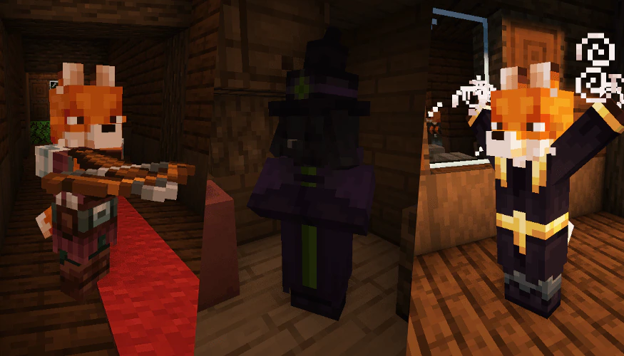 Rabbit Villagers Texture Pack (26.x, 1.21) – MCPE/Bedrock — screenshot 2