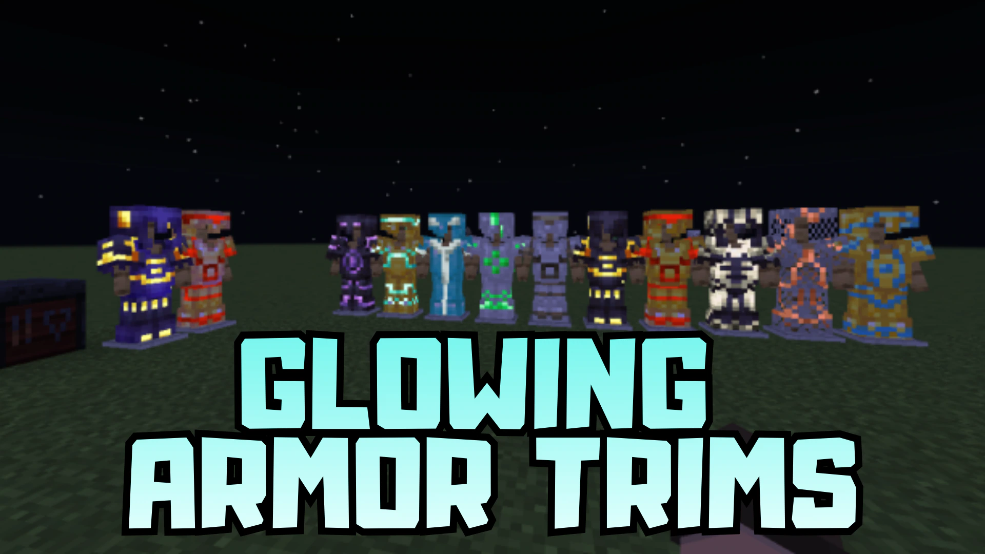 Glowing Armor Trims Texture Pack (1.21, 1.20) – MCPE/Bedrock