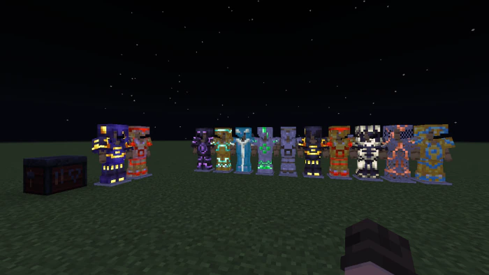Glowing Armor Trims Texture Pack (1.21, 1.20) – MCPE/Bedrock — screenshot 2