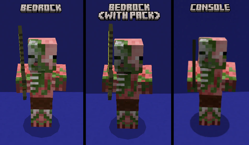 Console Mob Shading Texture Pack (26.x, 1.21) – MCPE/Bedrock — screenshot 4
