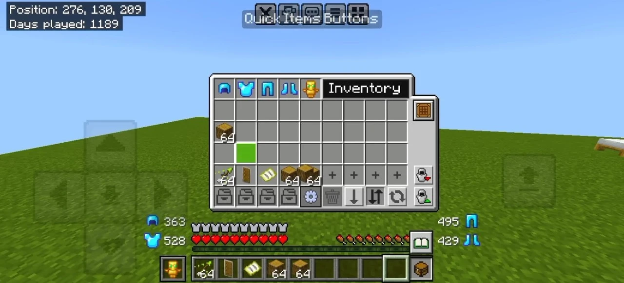 Utility Inventory Pack (26.x, 1.21) – MCPE/Bedrock — screenshot 2