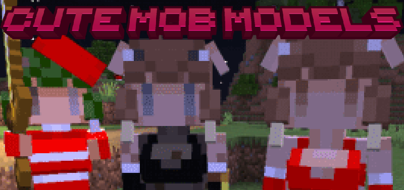 Cute Mob Models Holiday Packs Texture Pack (26.x, 1.21) – MCPE/Bedrock