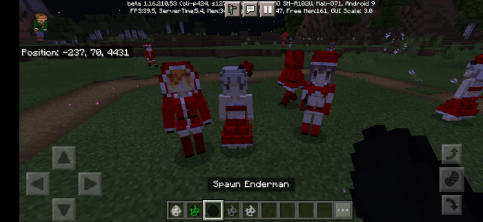 Cute Mob Models Holiday Packs Texture Pack (26.x, 1.21) – MCPE/Bedrock — screenshot 1
