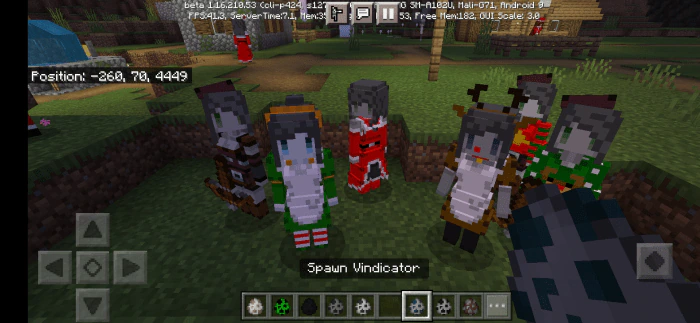 Cute Mob Models Holiday Packs Texture Pack (26.x, 1.21) – MCPE/Bedrock — screenshot 2