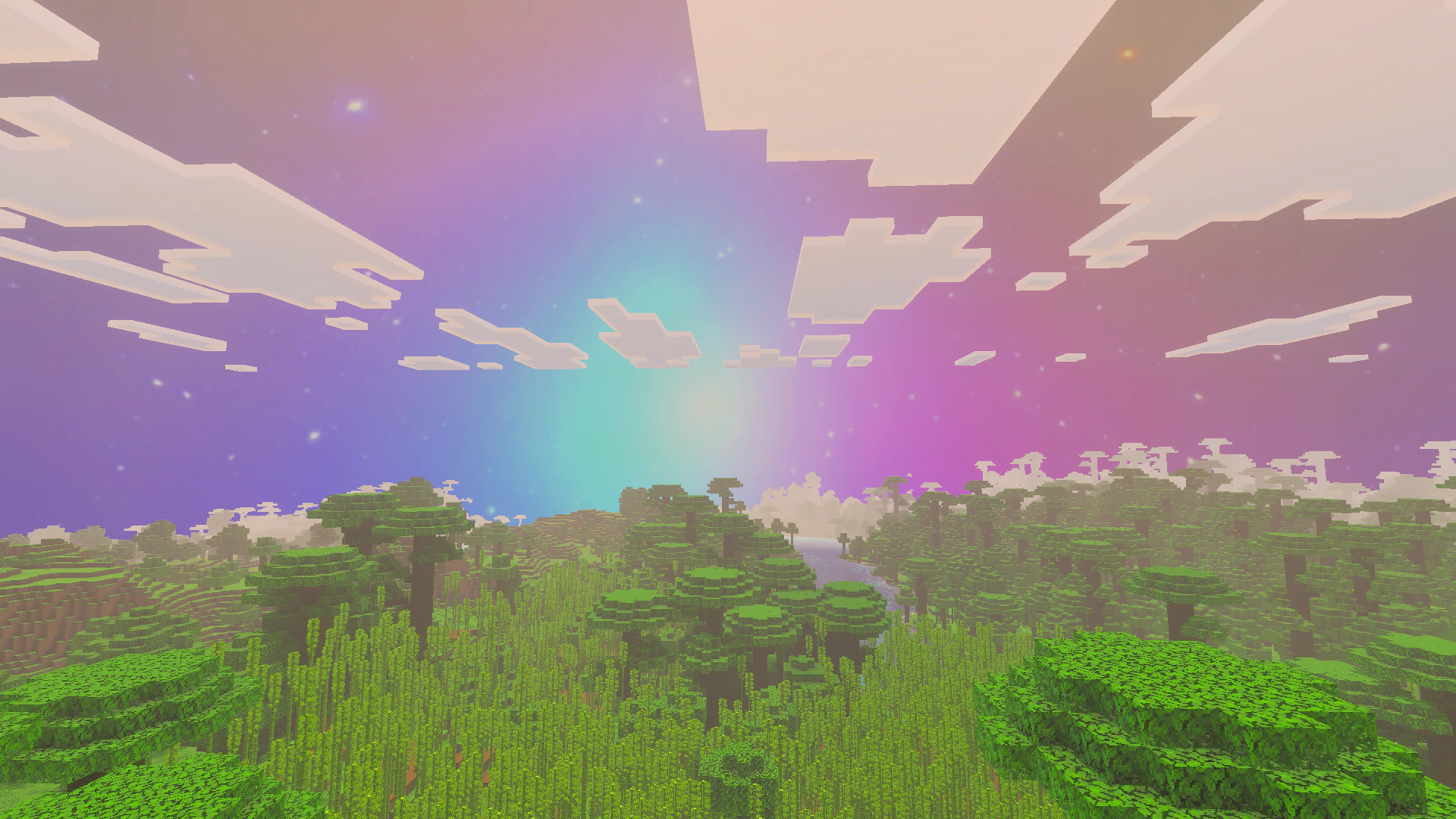 Space with Stars Texture Pack (1.21, 1.20) – MCPE/Bedrock — screenshot 4