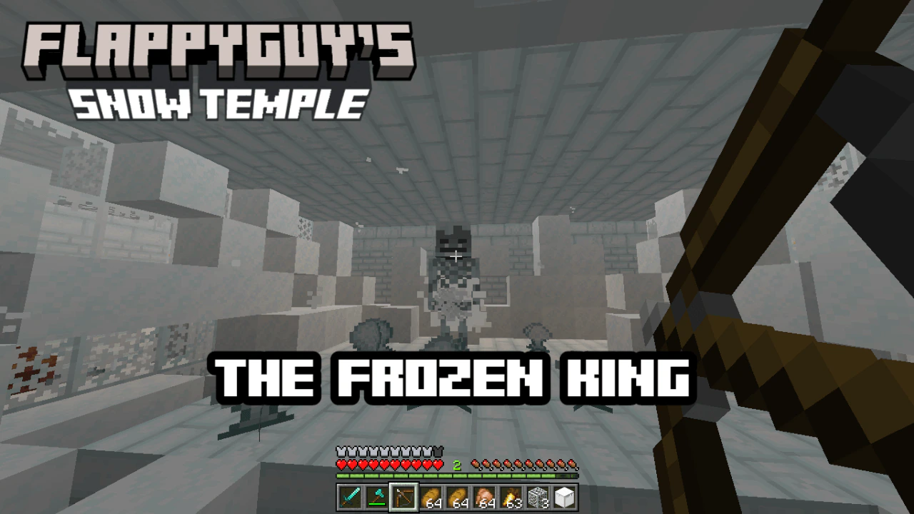 Snow Temple Addon (1.21, 1.20) – MCPE/Bedrock Mod — screenshot 1