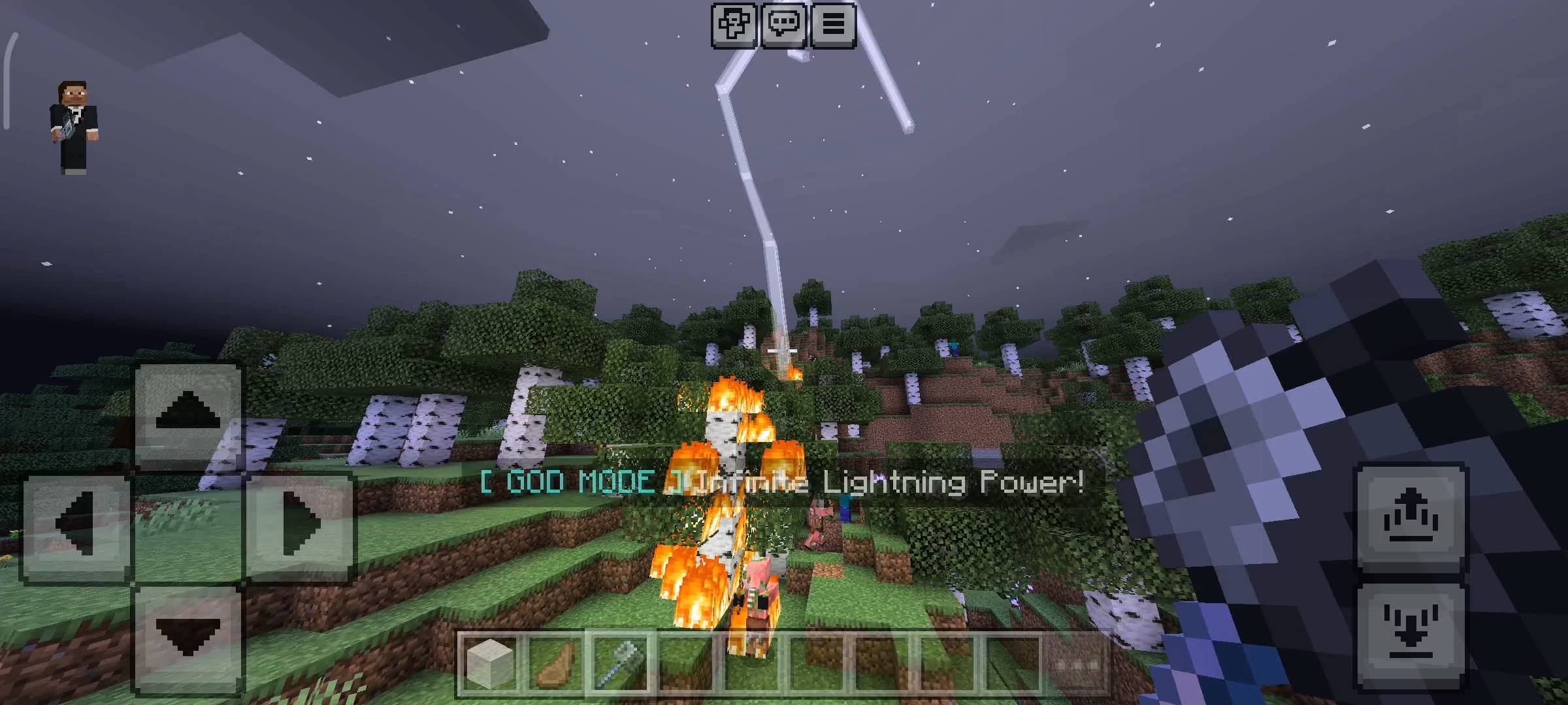 RR Thor's Hammer Lightning Mace Addon (26.x, 1.21) – MCPE/Bedrock Mod — screenshot 4