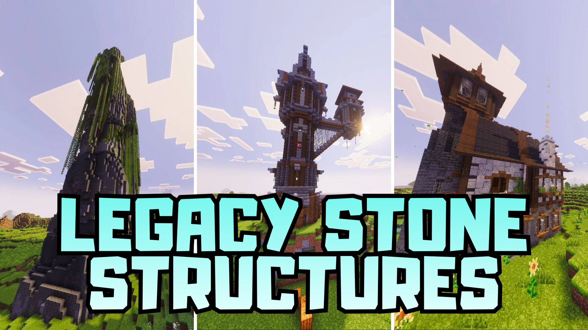 Legacy Stone Structures Addon (26.x, 1.21) – MCPE/Bedrock