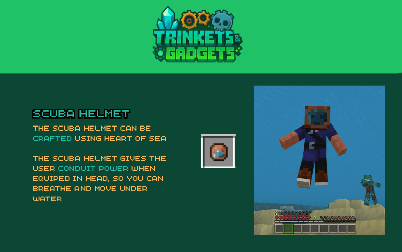 Trinkets & Gadgets Addon (26.x, 1.21) – MCPE/Bedrock Mod — screenshot 2