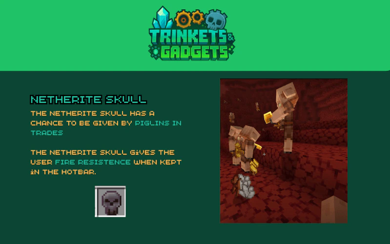Trinkets & Gadgets Addon (26.x, 1.21) – MCPE/Bedrock Mod — screenshot 4