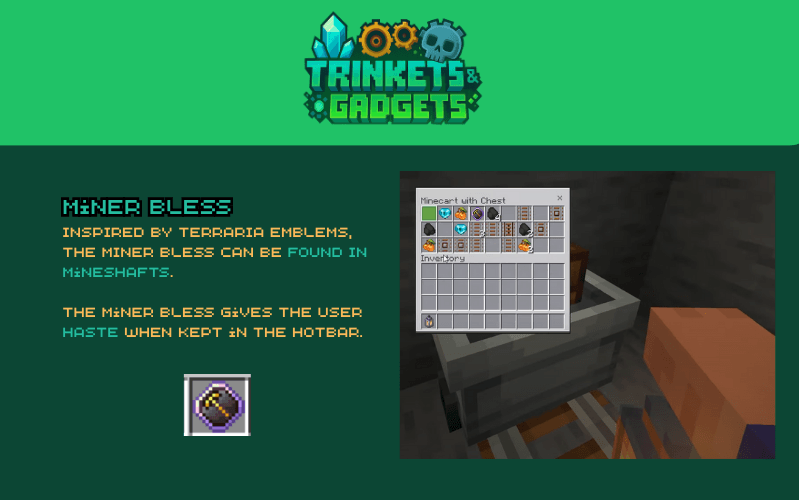 Trinkets & Gadgets Addon (26.x, 1.21) – MCPE/Bedrock Mod — screenshot 5