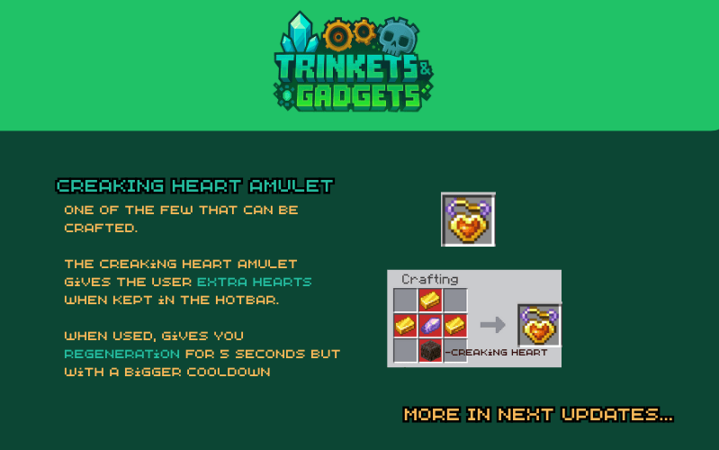 Trinkets & Gadgets Addon (26.x, 1.21) – MCPE/Bedrock Mod — screenshot 6
