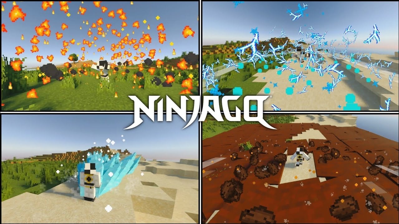 Ninjago Addon (26.x, 1.21) – MCPE/Bedrock Mod